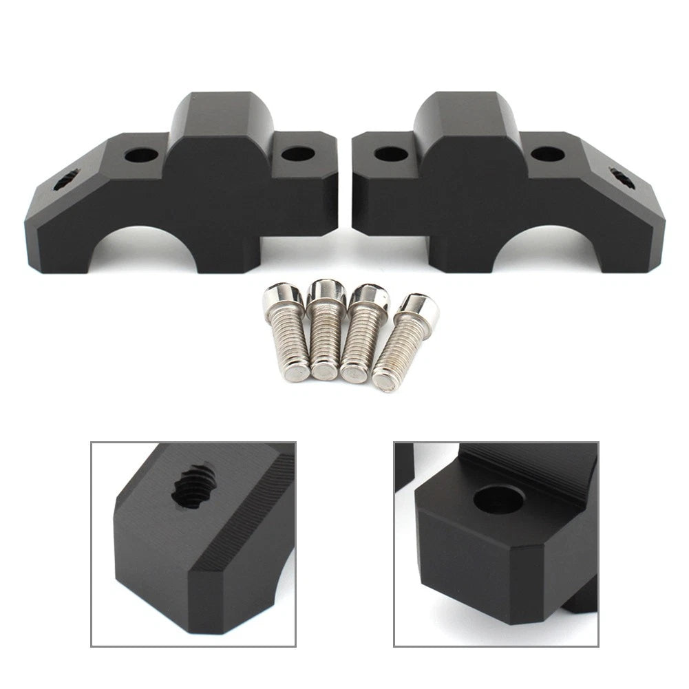 Handlebar Bar Risers Mount Clamp for Yamaha MT09 Tracer FZ09 (2015–2020)
