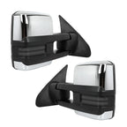 Chrome Power Heated Tow Mirrors with Dynamic Signal Light for Toyota Tundra (2007–2017)