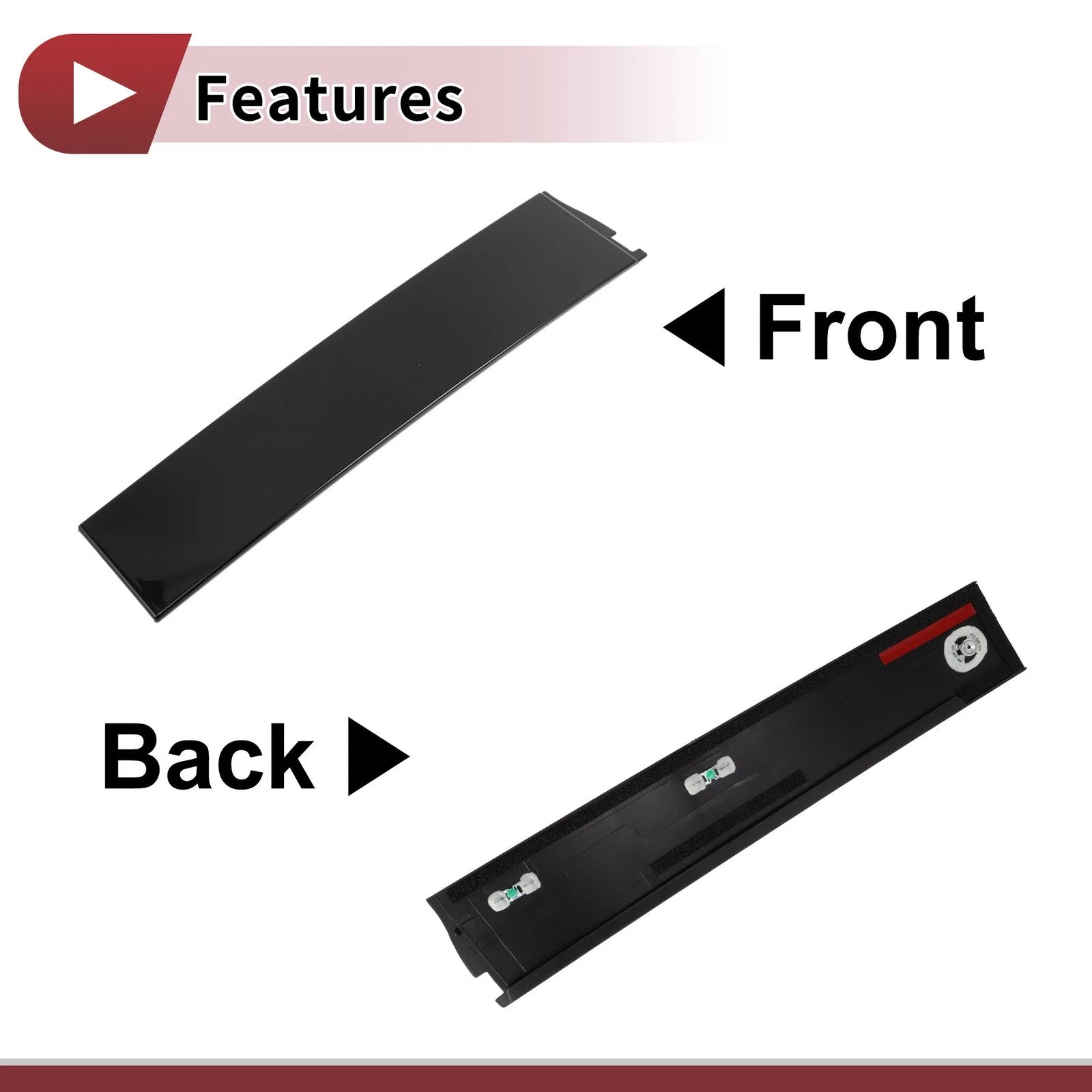 Right B Pillar Door Window Trim for Chevy Tahoe (2015–2018) No. 926242 Black