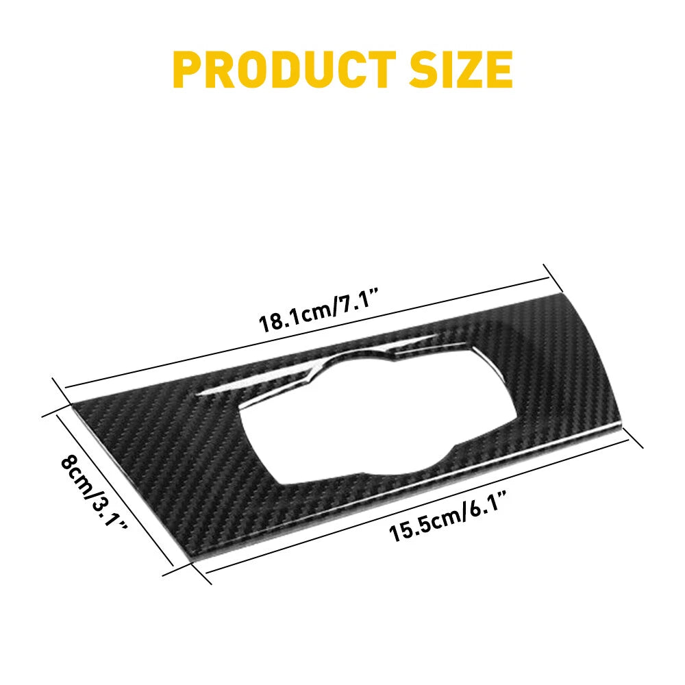 Carbon Fiber Headlight Switch Trim for BMW 3 Series (2005–2012)