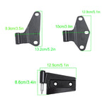 Set of 4 Door Hinges for Jeep Wrangler JK (2007–2018) Powder Coat