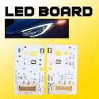 2X DRL LED Boards for Infiniti QX30 Q30 (2017–2019) Halogen Headlight L&R