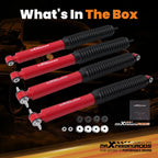 4x Lift Shock for Jeep Wrangler (2007–2018) Front 1.5-3" Rear 2" Lift