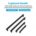 Set of 4 Square Cabinet Handles Pulls for 96 128 160mm