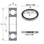 Deep Groove Ball Bearings 6809DD   45x58x7mm