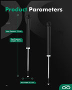 Rear Pair Shocks Struts for Prius C (2012–2019), Scion xD (2008–2010)