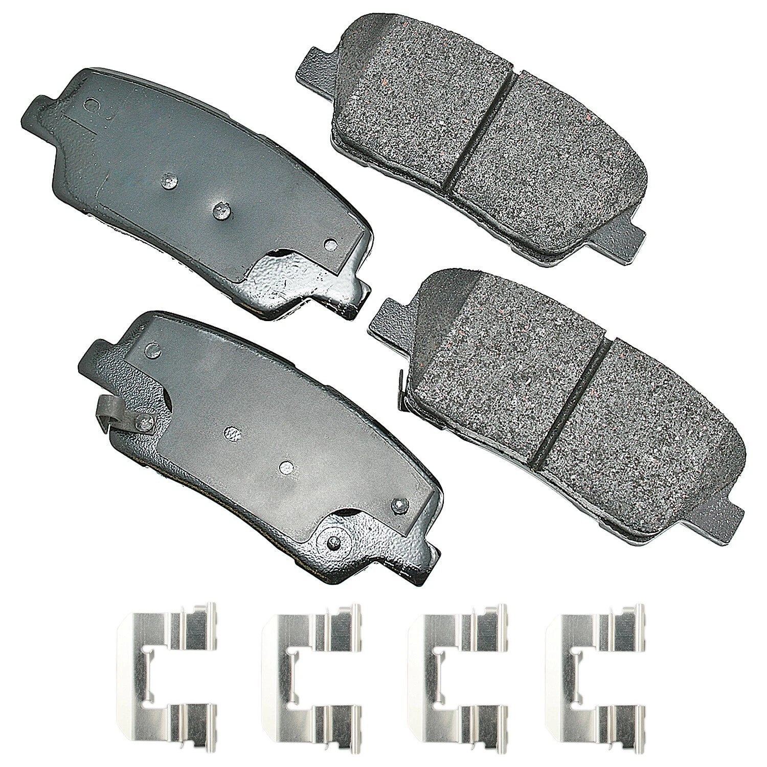 Akebono ProACT Ultra Premium Ceramic Brake Pads for (ACT1284A)