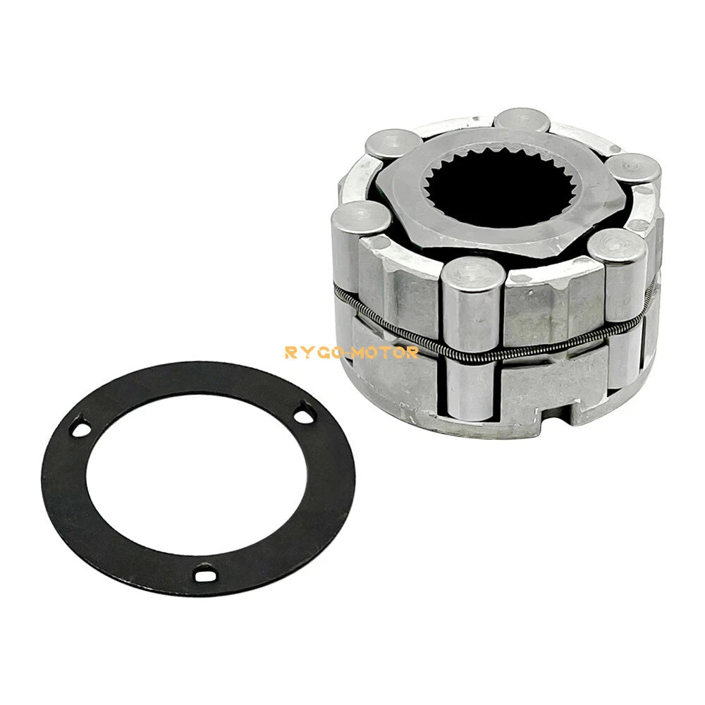 Front Wheel Hub Clutch & Bearings Seals Kit for Polaris Big Boss (1993–1999)