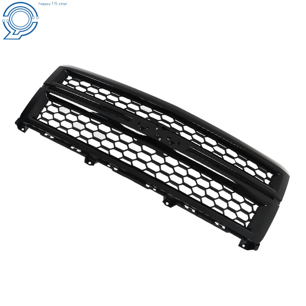 Gloss Black Front Upper Grille for Chevrolet Silverado 1500 (2014-2015)