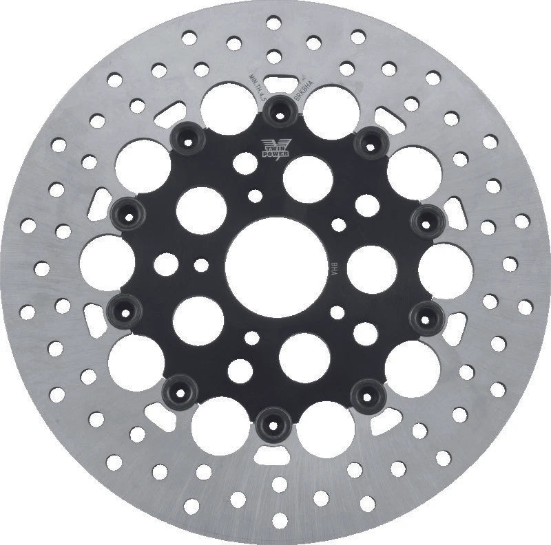 Set of 2 Big Twin 11.8" & XL 11.5" Floating Rotors for Harley (1984–2017)
