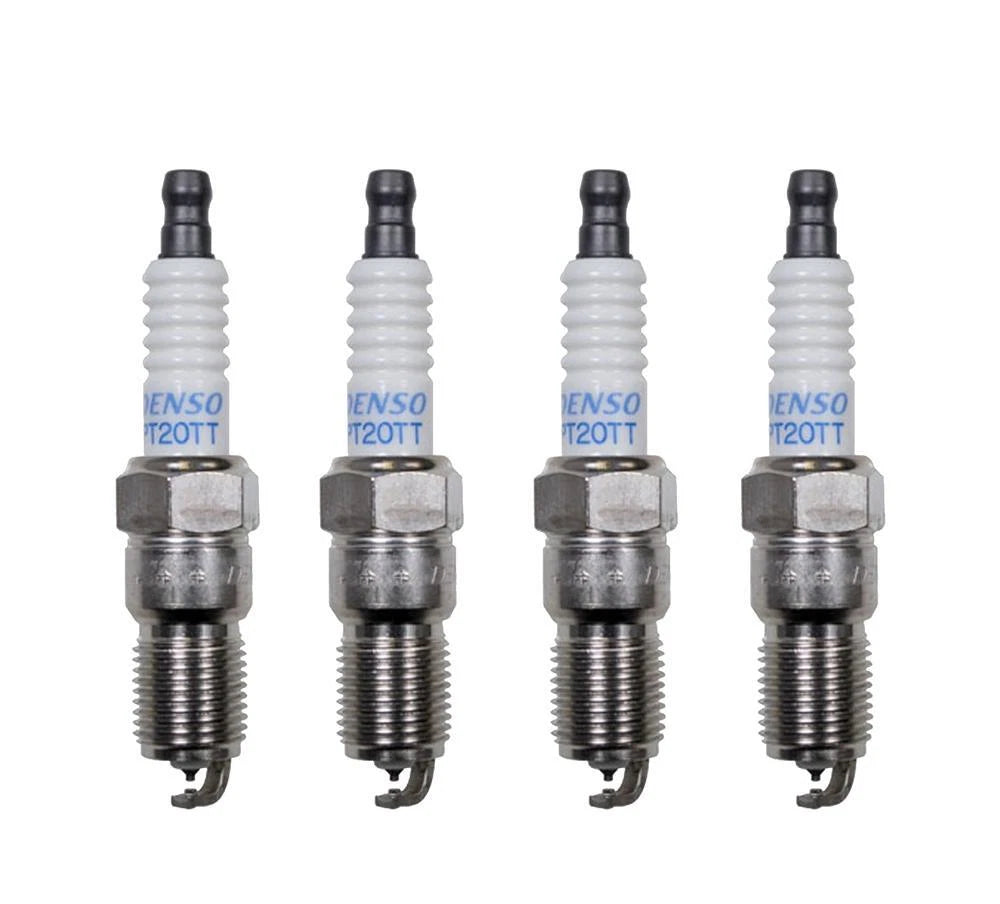 Set of 4 Denso Platinum TT Spark Plugs for (Gap 0.040)