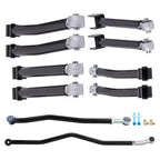10pc Control Arm and Track Bar Kit for Jeep Wrangler JK/JLU (2007–2018)