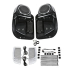 Lower Vented Fairing 6.5" Speakers & Light for Harley Touring FLHT FLHX (2014–2024)