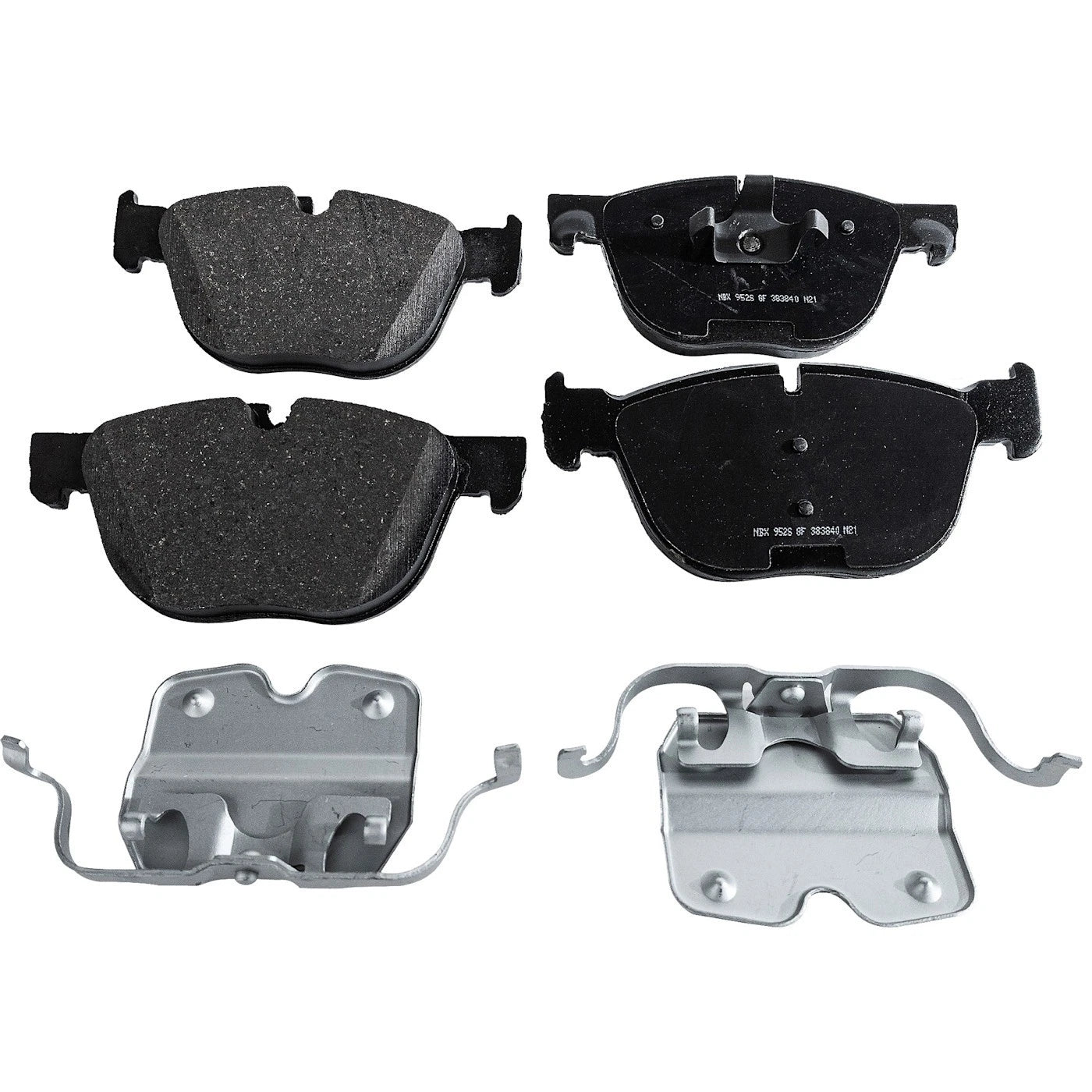 Set of 4 NAO Brake Pads for BMW X4 (2016–2018)