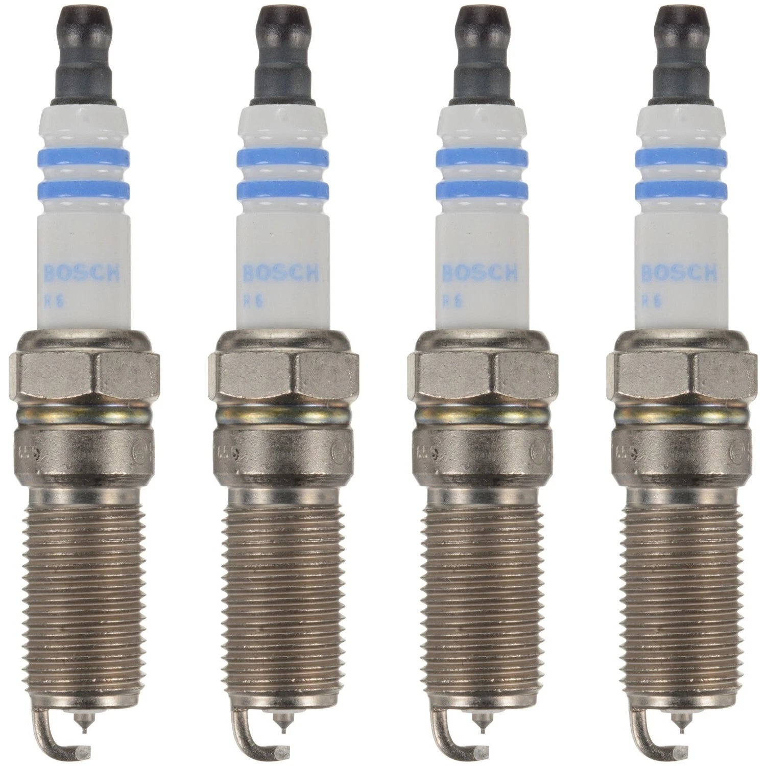 Set of 4 Bosch OE FineWire Double Iridium Spark Plugs for Ford Lincoln Mazda Mercury