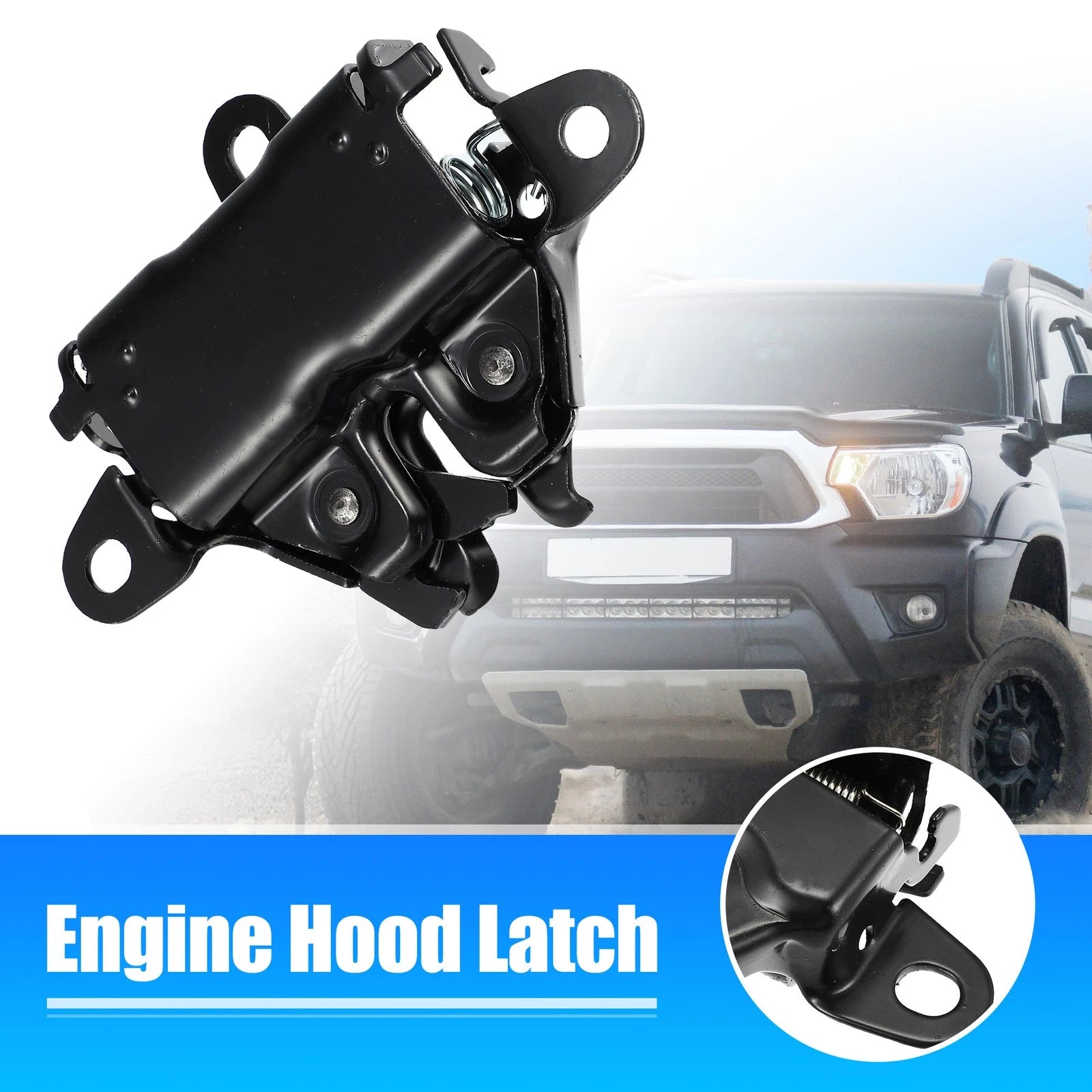 Metal Black Hood Latch Lock 5351004030 for Toyota Tacoma (2005–2011)