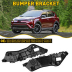 Set of 2 Front Bumper Brackets for Toyota RAV4 (2016–2018)