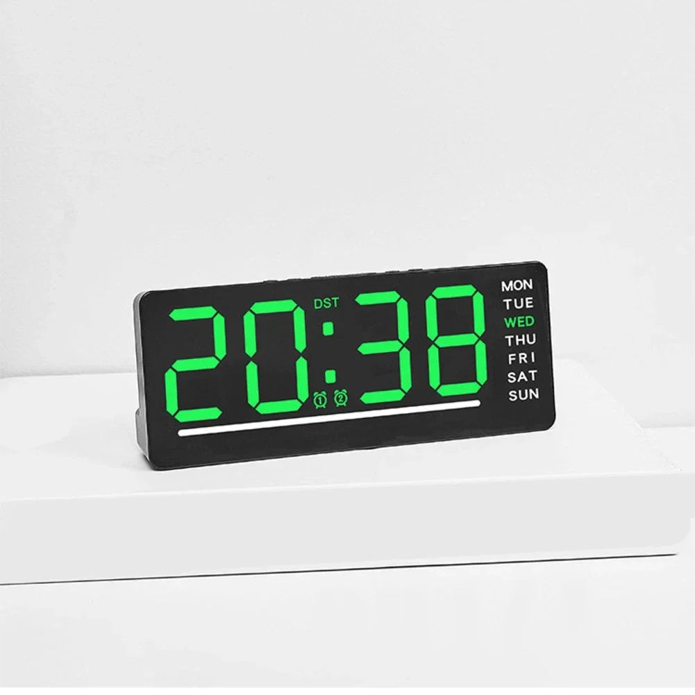 Digital Alarm Clock Multi-Function LED Display for Cars Yachts RV Home