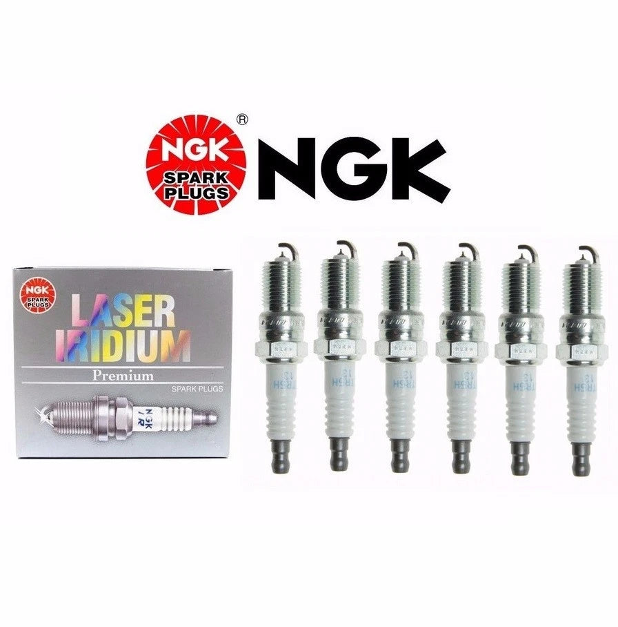 Set of 6 NGK Laser Iridium Spark Plugs ITR5H13 97287 for Performance Vehicles