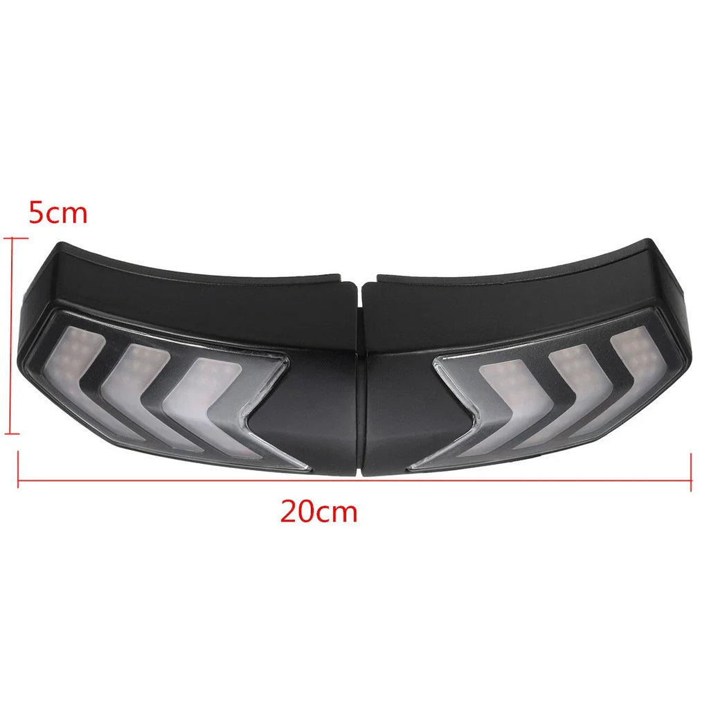 Wireless Turn Signal Brake Light for Motorcycle Helmet LED Safety Warn Lamp