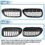 2X Front Hood Bumper Grille for BMW 530e 530i 540d 540i xDrive (2017–2023)