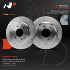 Front Drilled Brake Rotors for Nissan Armada (2007-2014)
