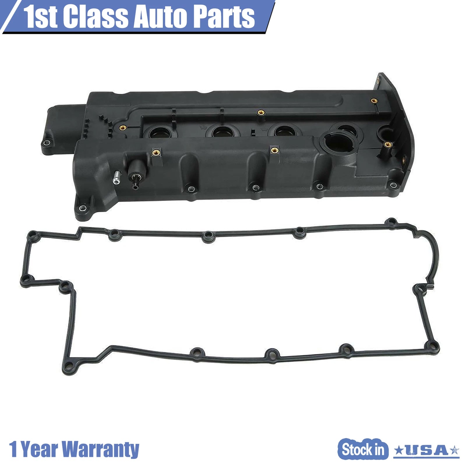 Engine Valve Cover with Gasket for Hyundai Elantra Tiburon (1996–2001)
