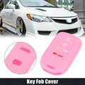 Car Key Fob Cover 5 Button for Honda Accord Civic CR-V (2010–2023) Pink