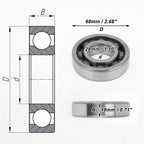 Deep Groove Ball Bearing 28x68x18mm for Scooter Skateboard (P5)