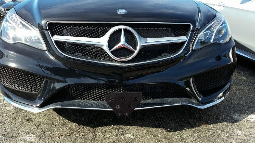 License Plate Bracket Removable for 2016 Mercedes E400 Coupe Sport