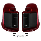 Lower Vented Leg Fairings for Harley Street Glide (2014–2025) Velocity Red Sunglo