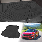 Flat Face Cargo Liner Rear Trunk Mat for Honda Civic (2006–2010) TPE