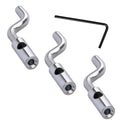 3pc Z Bend Throttle Cable Ends with Wrench for Lawn Mower Mini Bike