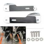 Chrome Trailer Hook Tie-Down Brackets for Harley Touring