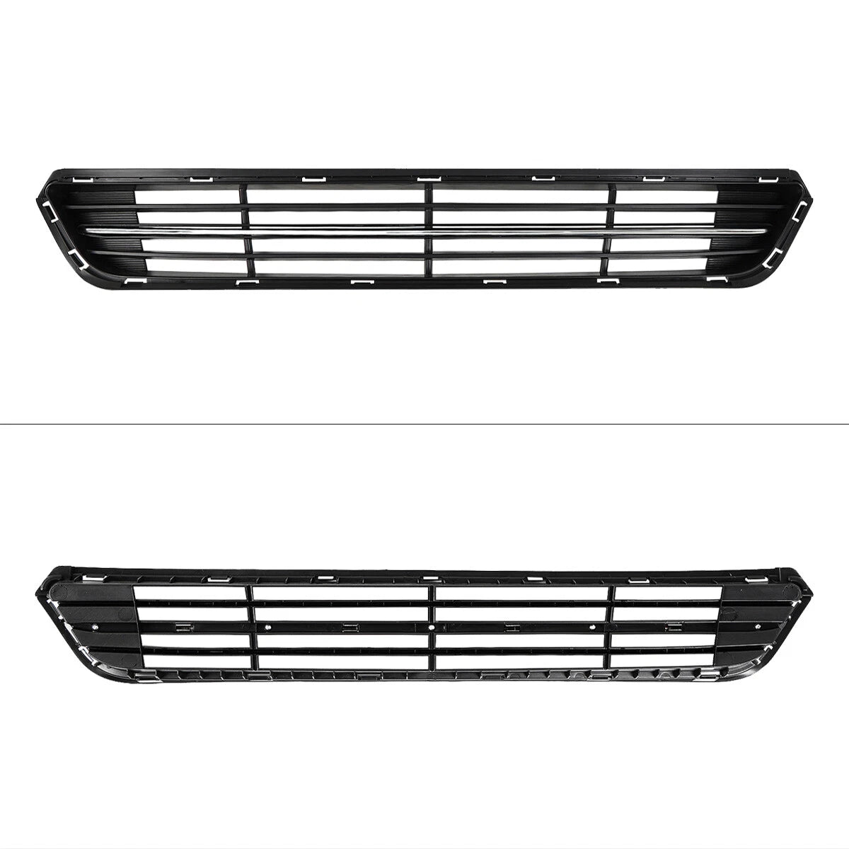 Front Bumper Upper & Lower Radiator Grille Chrome for Kia Optima (2014–2015)