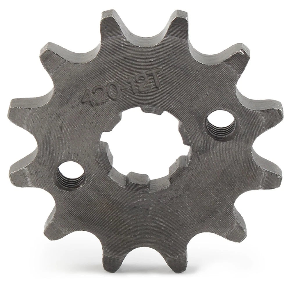 17MM Front Chain Sprocket for 50cc 70cc 90cc 110cc 125cc Pit Dirt Bike (420-12T)