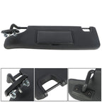 Left Driver Side Sun Visor for Jeep Wrangler JK (2007-2018) Black