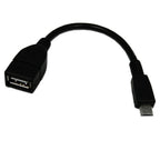 Micro USB Male to USB 2.0 Female OTG Adapter Cable for All Models (2019-2025)