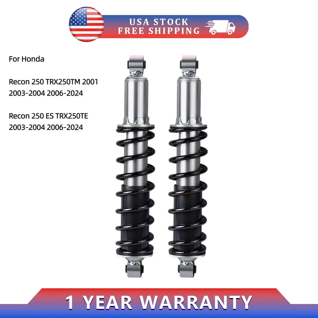 2X Rear Shock Absorber for Honda TRX250TM TRX250TE Recon 250 (2001–2024)