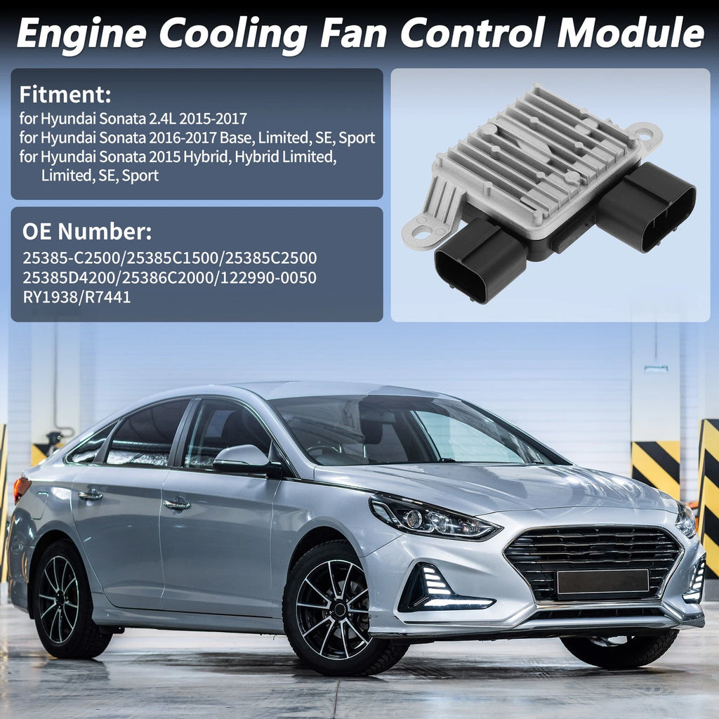 Engine Cooling Fan Control Module No.25385-C2500 for Hyundai Sonata (2015–2017)