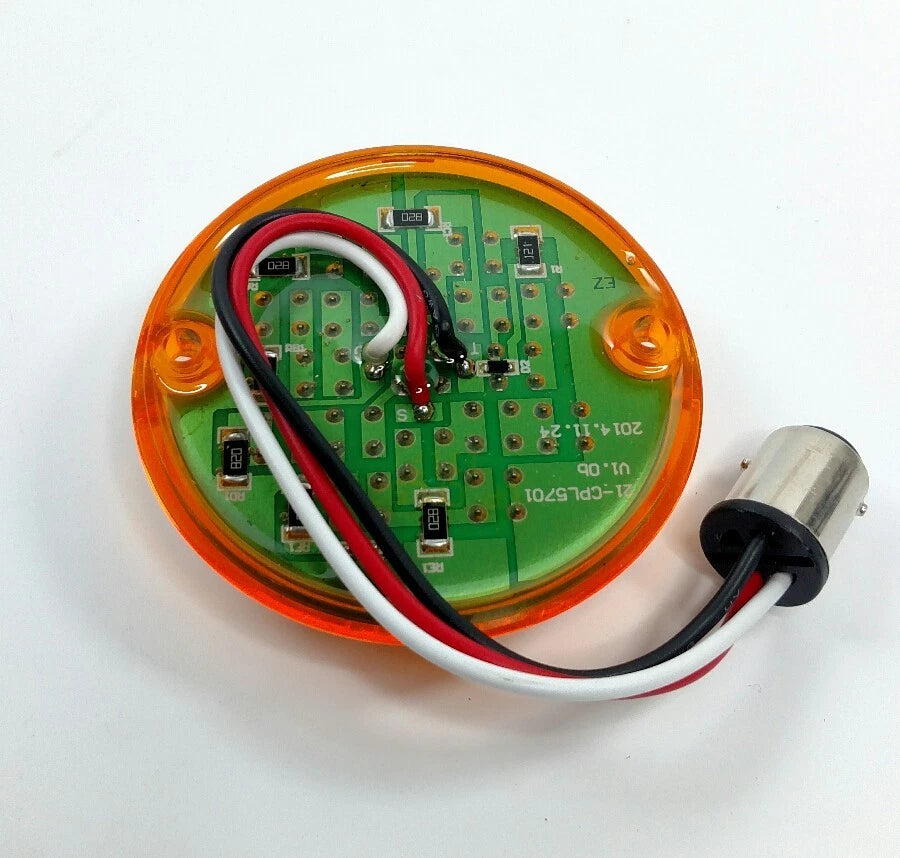 Amber LED Parking Light Lens Turn Signal for 1957 Chevy (1957–1957)
