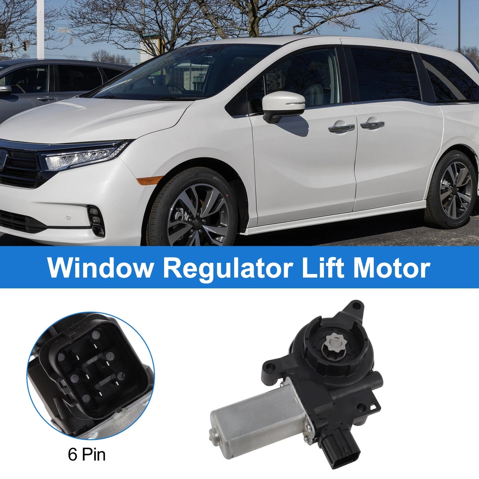 Power Window Regulator Lift Motor No.742866/389108 for Honda Odyssey (2005–2010)