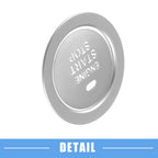 Engine Ignition Button Decal for Hyundai Sonata (2011-2014) Aluminum Silver Tone