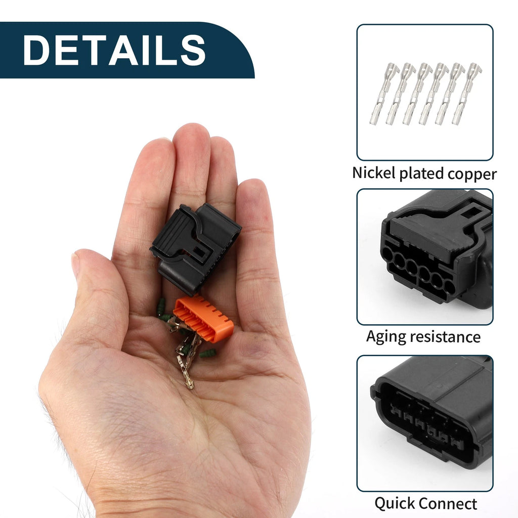 6 Pin Reverse Sensor Connector Plug for Kia 