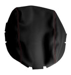Leather Console Lid Armrest Cover for Infiniti QX60 (2014–2020) Red Stitch
