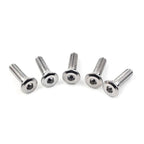 5 x M8x30mm Ti Hex Socket Bolts for Disc Brake Rotor Fasteners