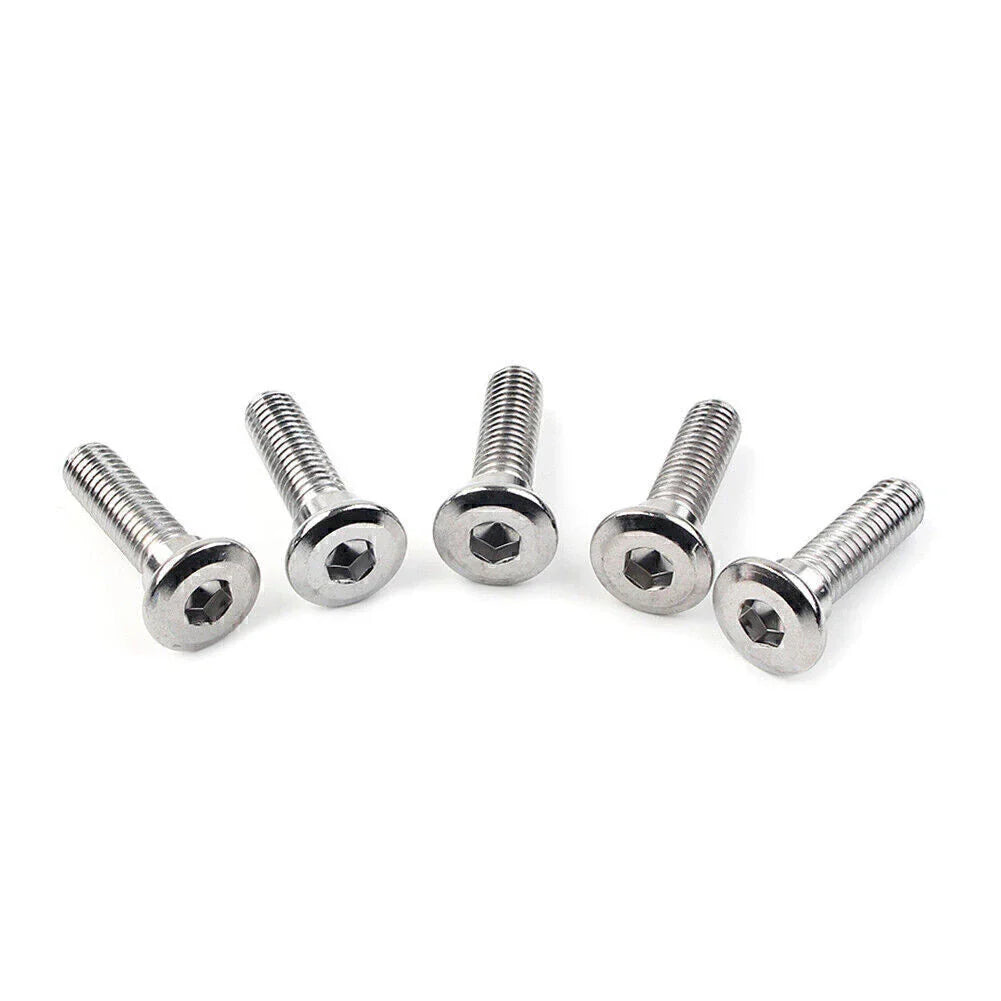 5 x M8x30mm Ti Hex Socket Bolts for Disc Brake Rotor Fasteners