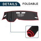 Dashboard Cover Mat for Volkswagen Golf 8 (2021–2024) Sun Protector Black Red