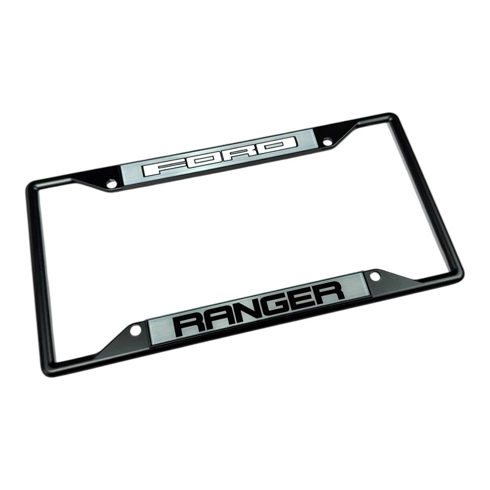 Black License Plate Frame for Ford Ranger (2011–2018)