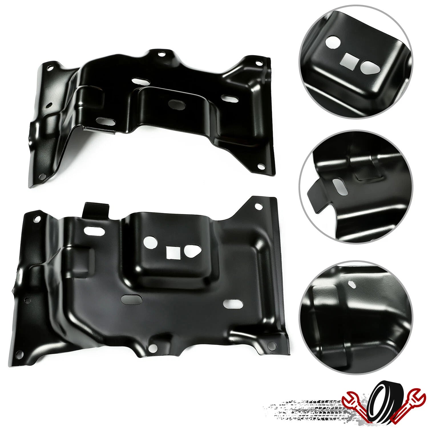 Set of 2 Bumper Mounting Brackets for Ford F-150 Raptor (2018–2020)